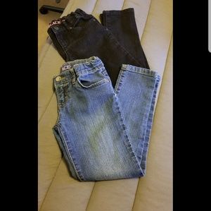 Childrens Place girls super skinny jeans (lot of 2